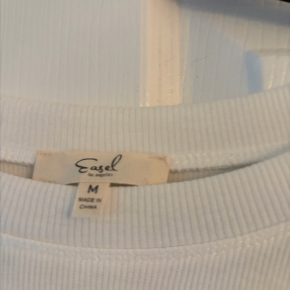 Easel white Long Sleeve Top - Picture 2 of 4